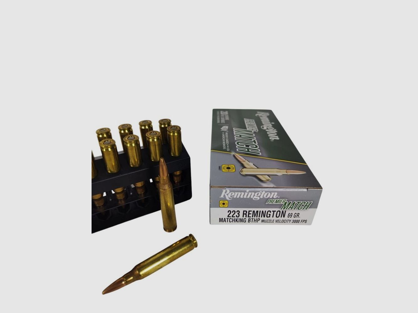Remington 69grs Premier Match BTHP 20PZ .223Rem