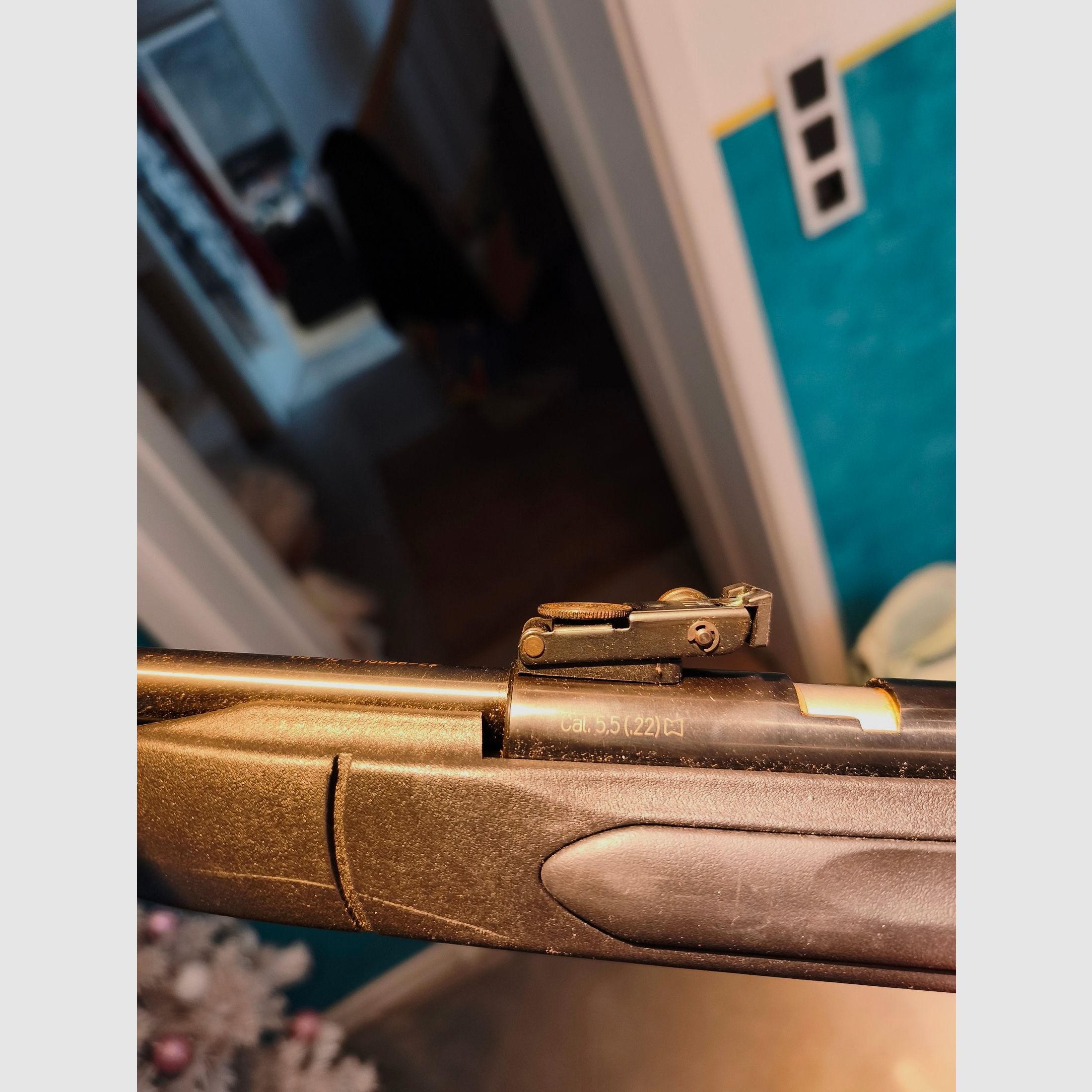 Carabina de aire comprimido calibre 5,5