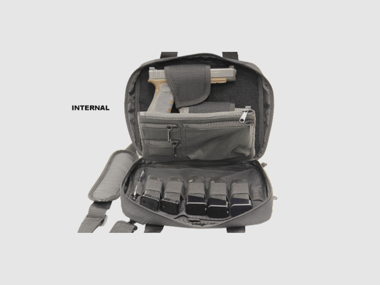 UTG Competition Shooter Double Pistol Case, Black
