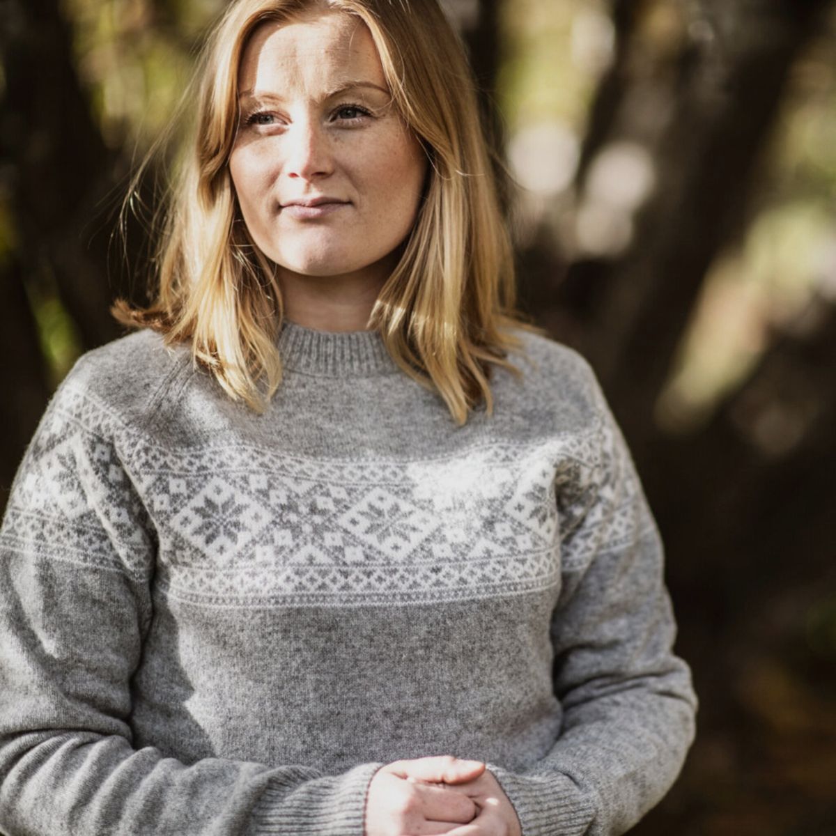 SÄTILA Grace Sweater Silver Grey