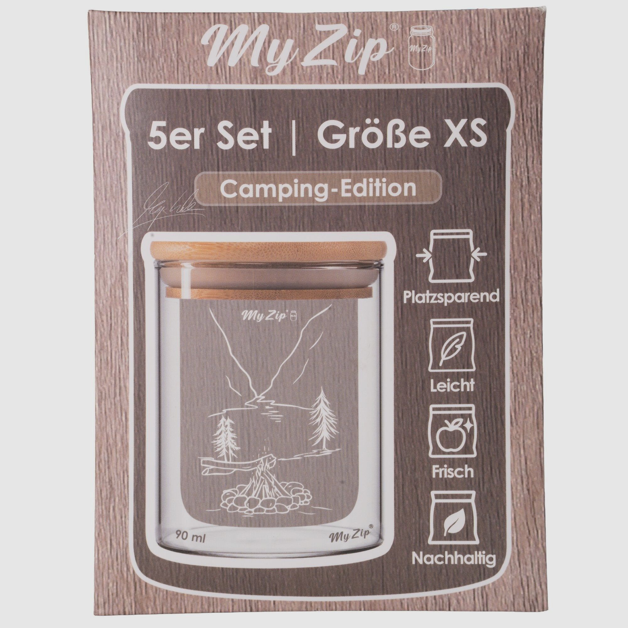 Borsa di stoccaggio Camping, set da 5 pezzi, taglia S – 350 ml, immagine 7 di 8