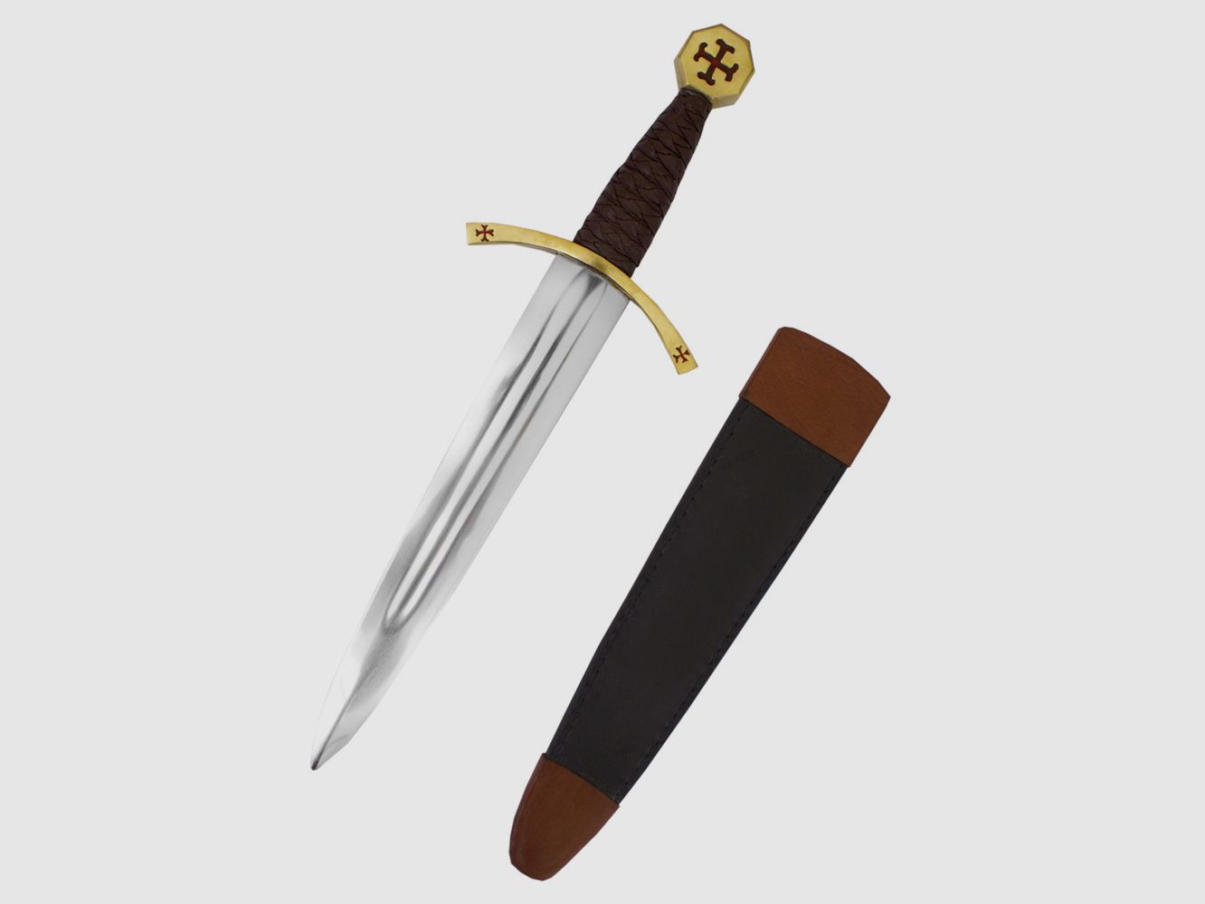 Templerdolch mit Lederscheide