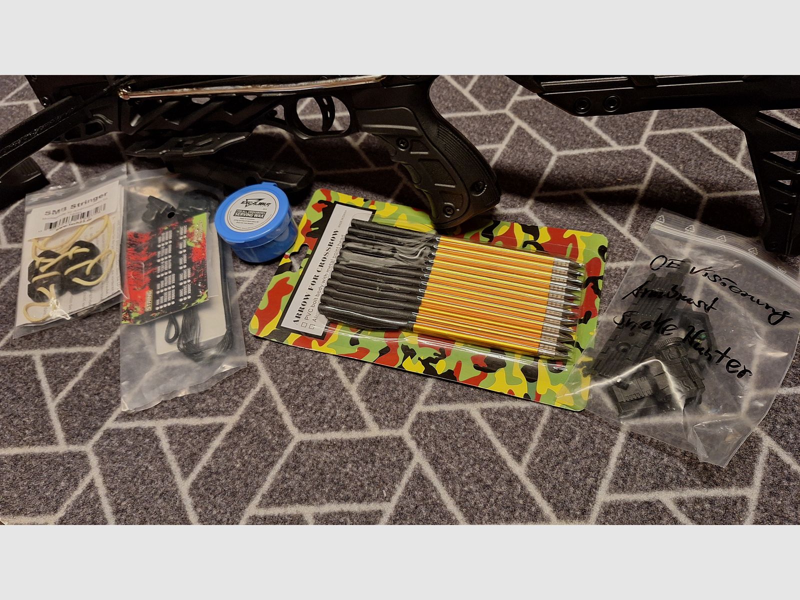 Pistolen-Kruisboog "Snake Hunter" 7Schuß magazijn/Red Dot/tas-NEU!