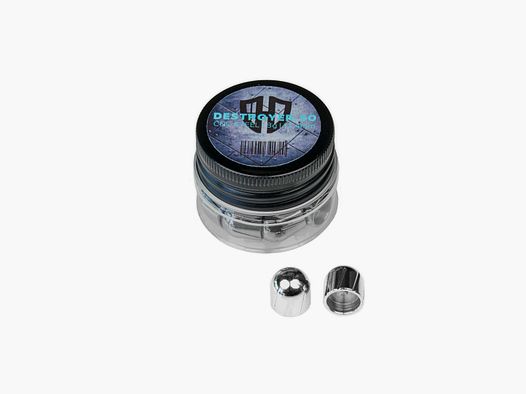 12x DESTROYER.50 | CNC steel chrome-plated | 8g | 12.4mm | for HDR50
