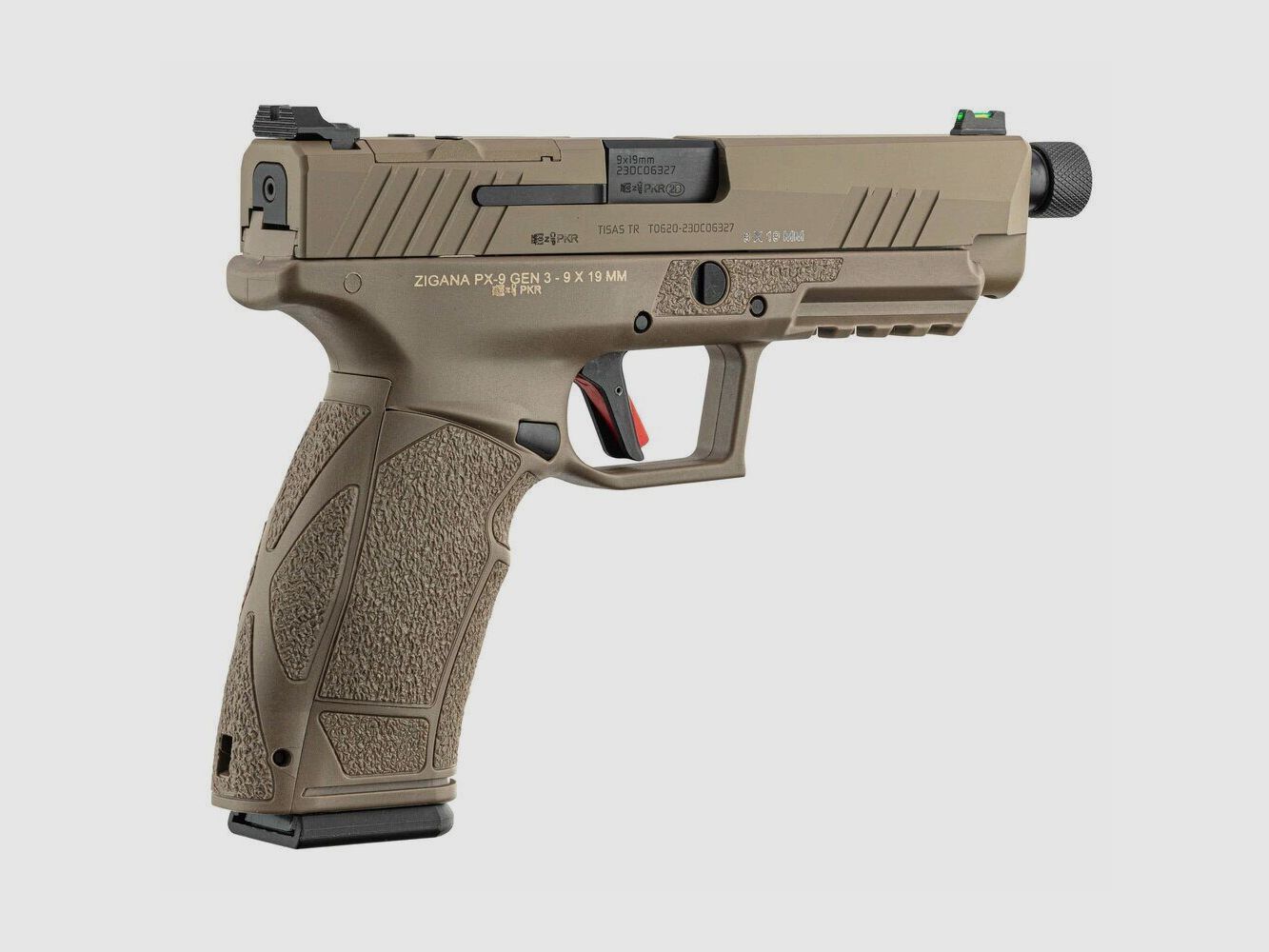 Tisas PX-9 Tactical Pistool kaliber 9×19 mm FDE Draad, afbeelding 6 van 10
