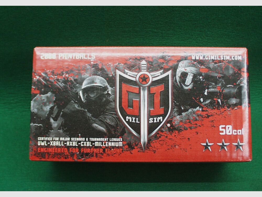 G.I. Milsim	 Paintball Gotcha-Kugeln