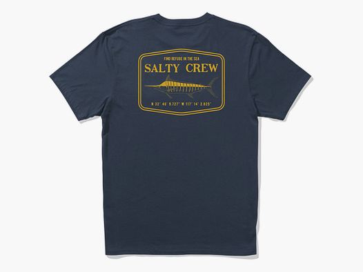 T-SHIRT SALTY CREW STEALTH BLUE