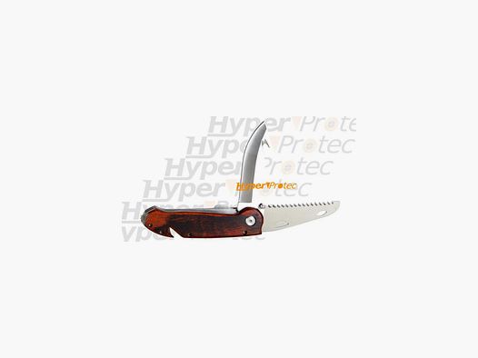 Couteau de poche - chasseur avec scie
