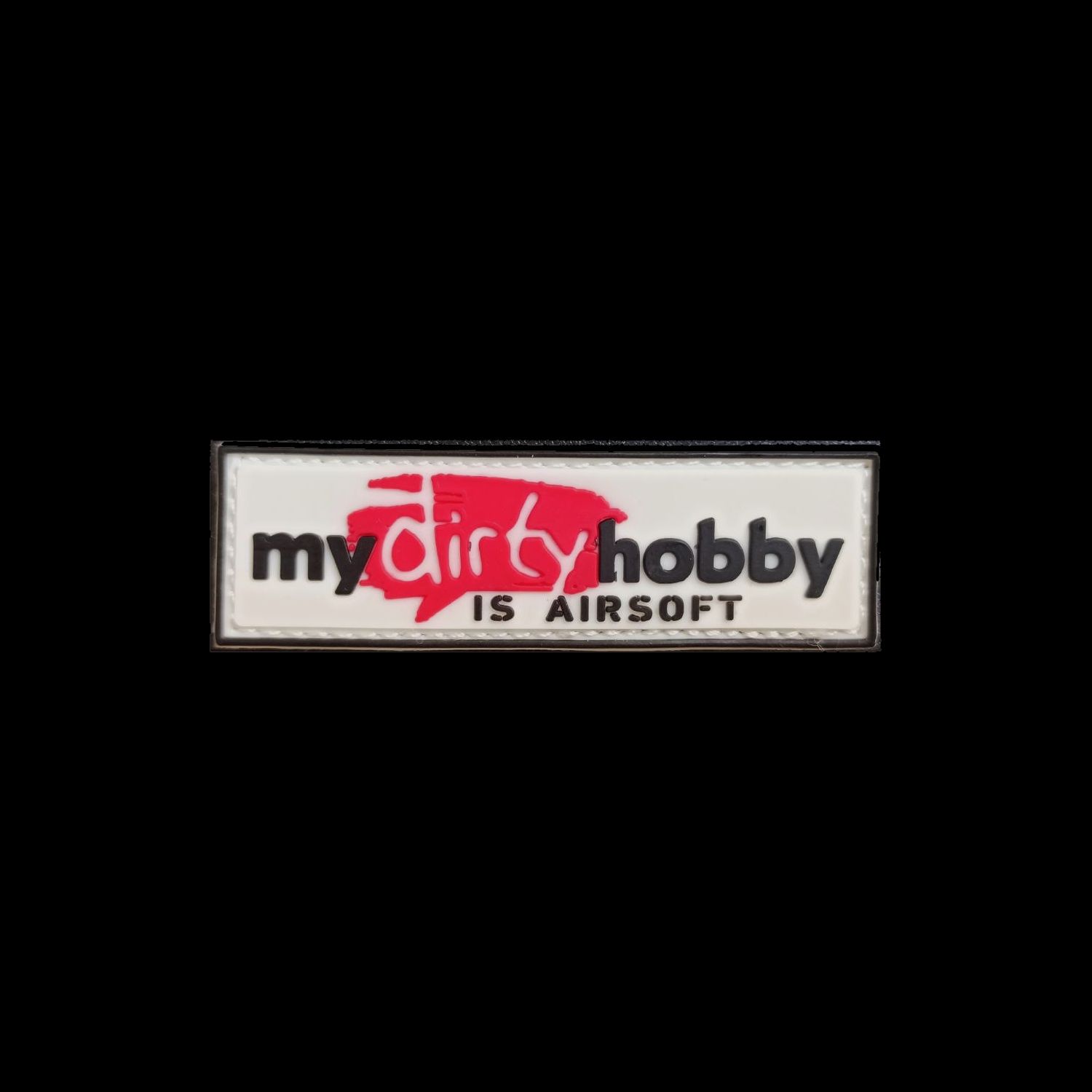 Airsoft is a 'Dirty Hobby' - Patch (Weiß)