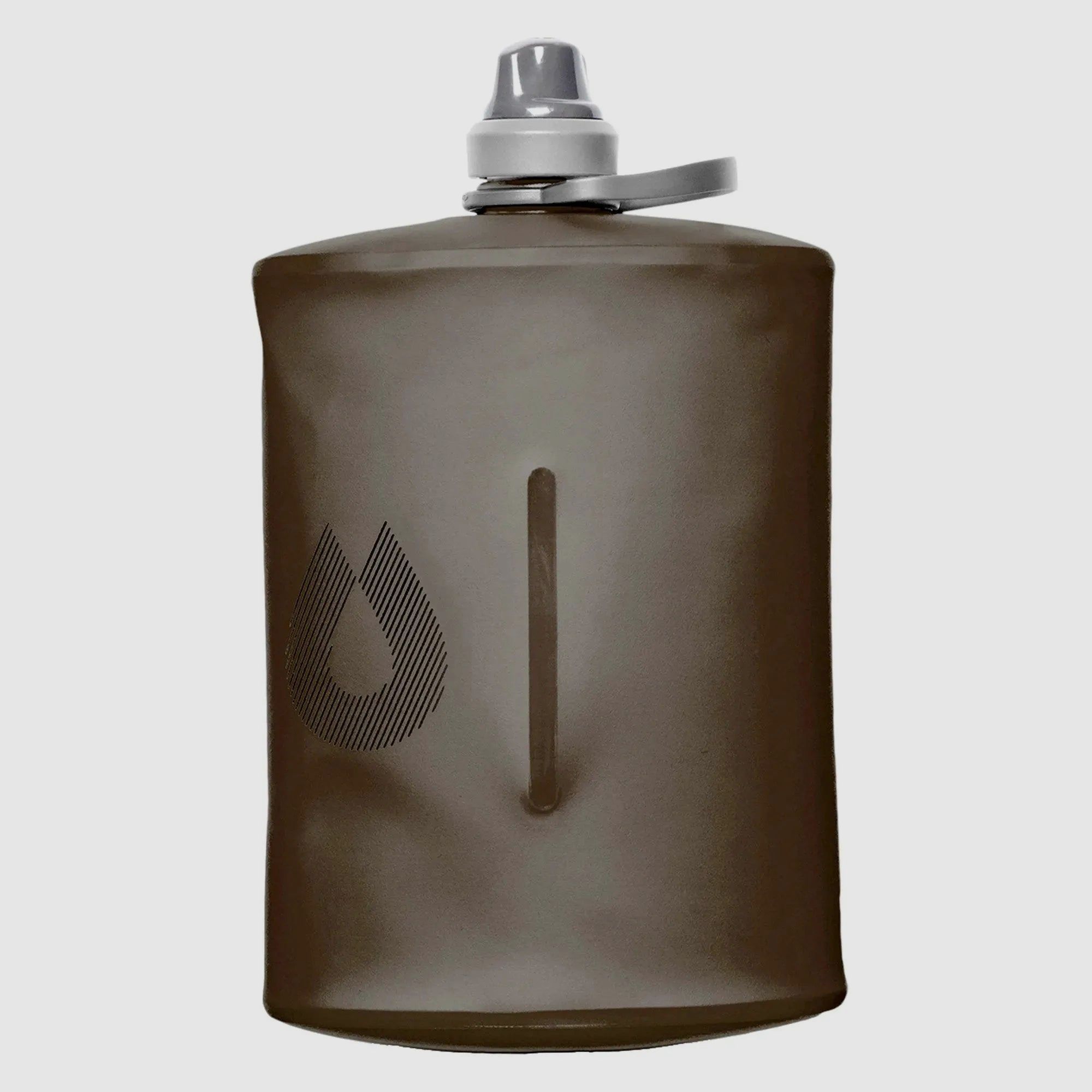 Hydrapak opvouwbare fles Stow 1 L mammoth grey