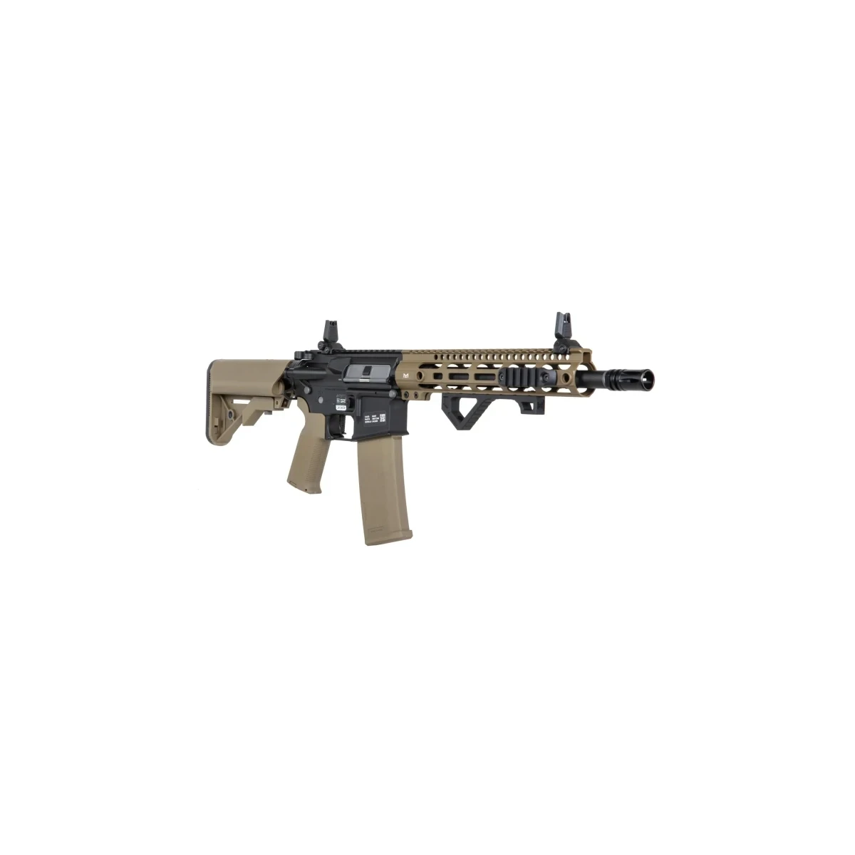 SA M4 Carbine M-LOK (SA-P20 PRIME™ Aster II ETU BLDC™) Softair Gewehr Frei ab 18 – Schwarz/Tan -F-