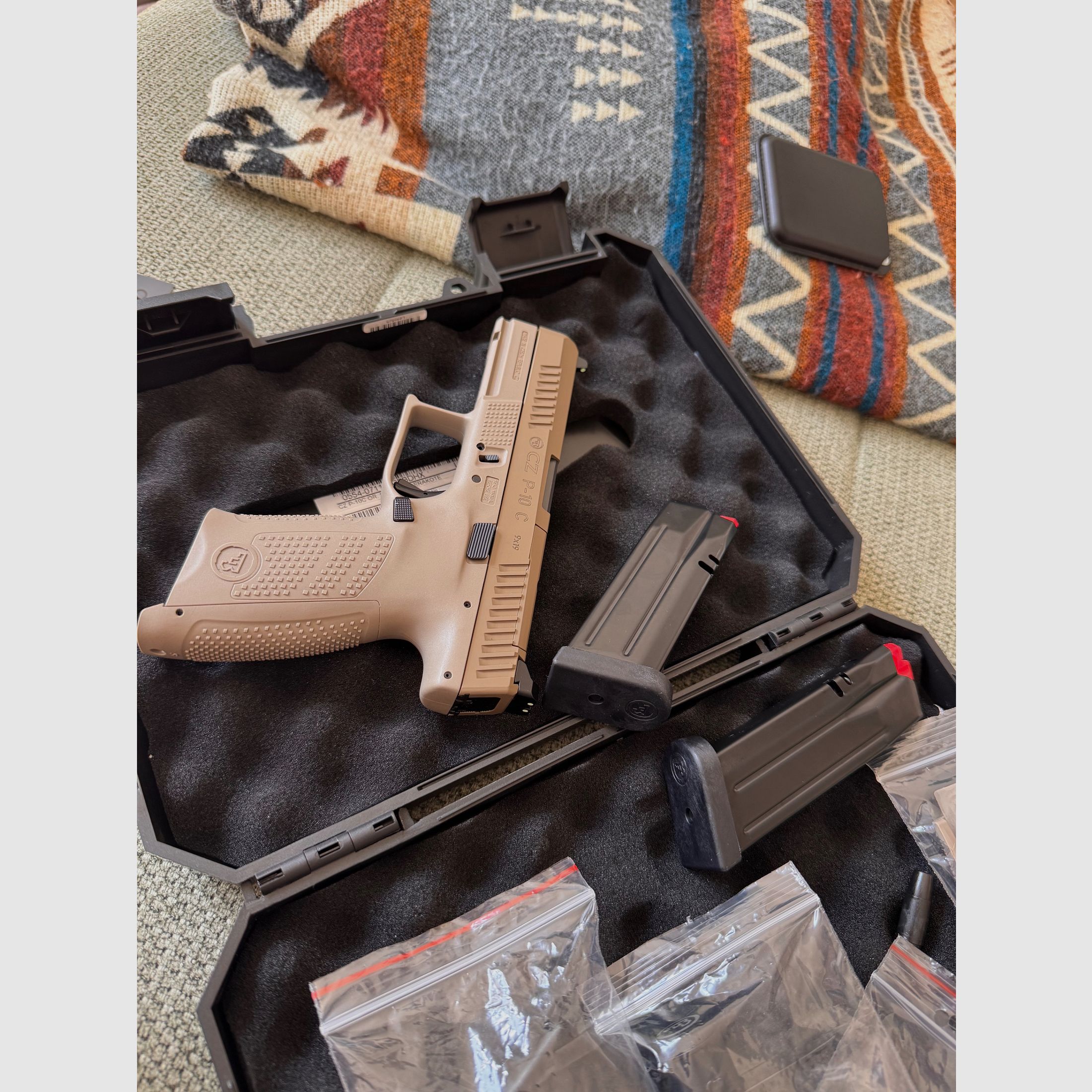CZ P-10C OR with 3 magazines, image 1 of 2
