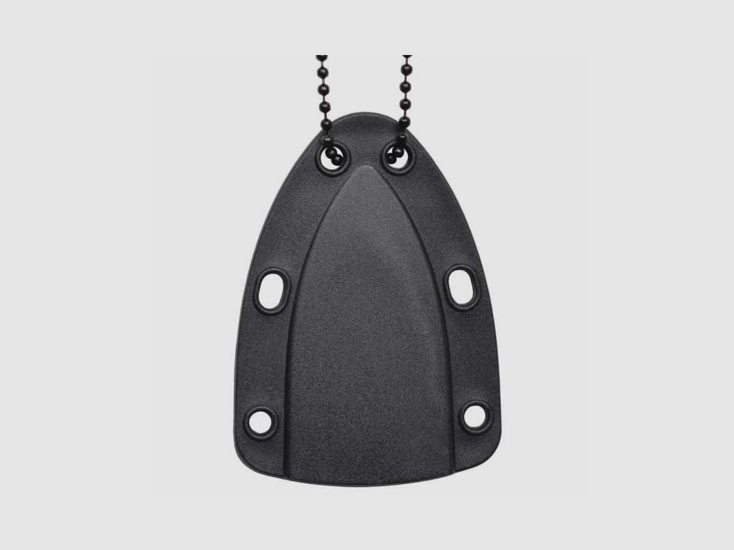 Haller Stahlwaren Neck Knife Messer + Scheide + Kugelkette