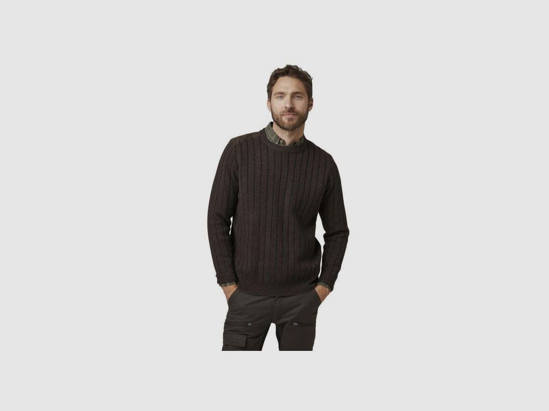 Chevalier Herren Pullover Fjord Plated RN Braun