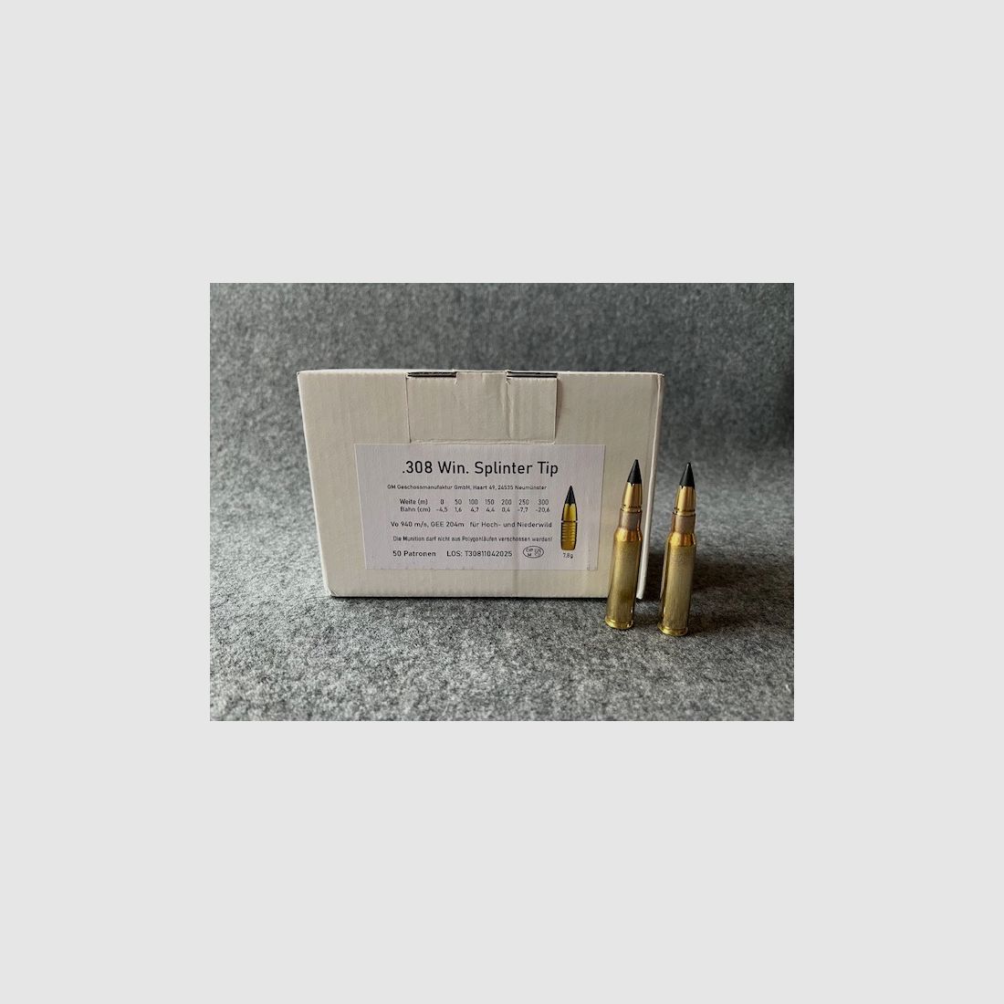 Geschoss Manufaktur Splinter Tip .308 Win. 