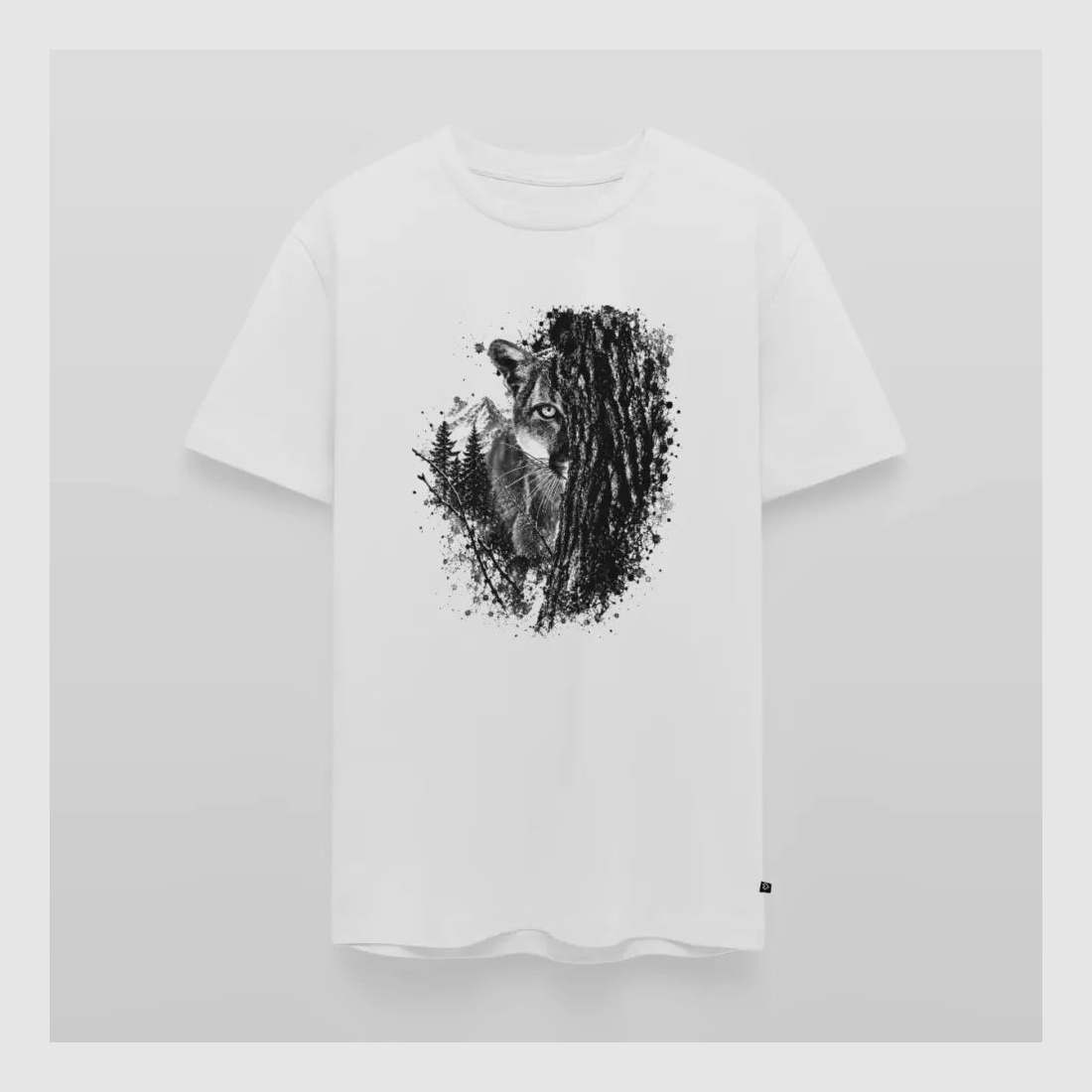 PUMA Men´s Premium T-Shirt „Lauernder Puma"