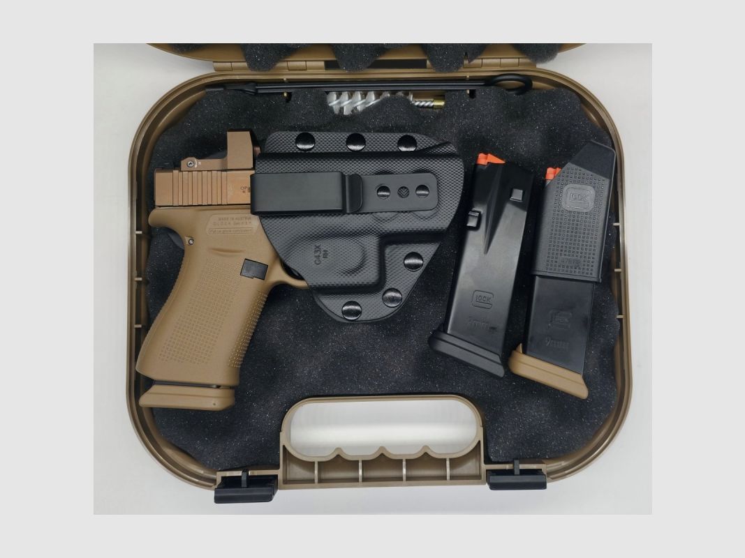 PACK FCSE PISTOLE GLOCK 43X MOSK COYOTE (18101) 9x19 + VECTOR 3MOA SCRD-53, Bild 6 von 6