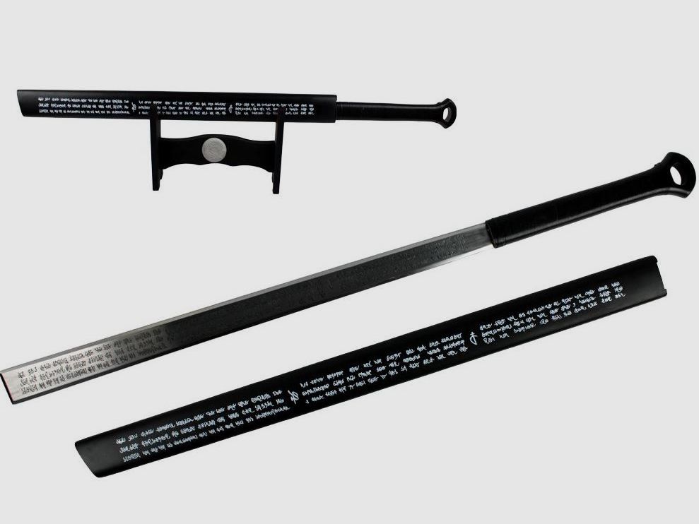 Ultraviolet Film Sword with Scabbard and Sword Stand