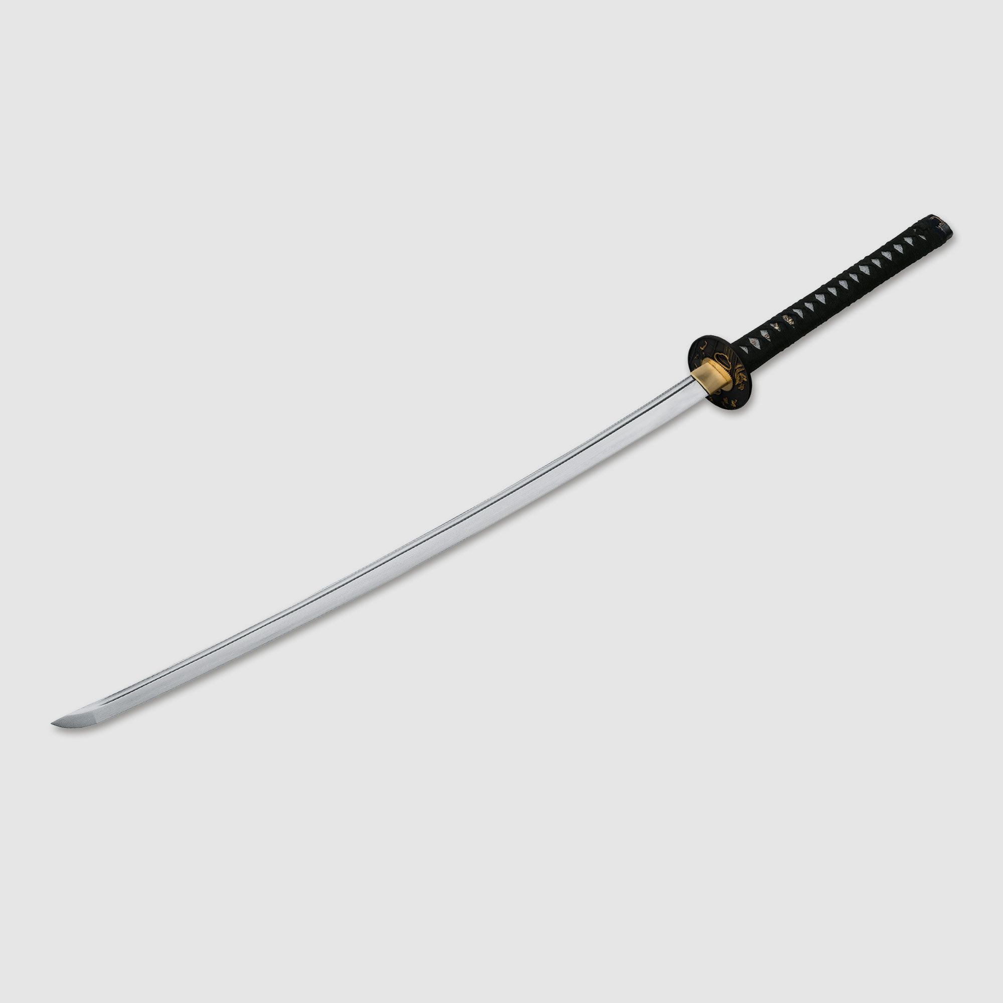 Akito scharfes Samuraischwert mit Hamon fr Schnittest geeignet Tameshigiri