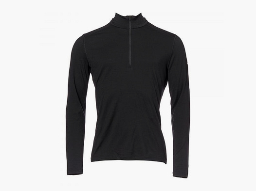 Icebreaker Icebreaker Langarmshirt Half Zip 200 Oasis schwarz Männer