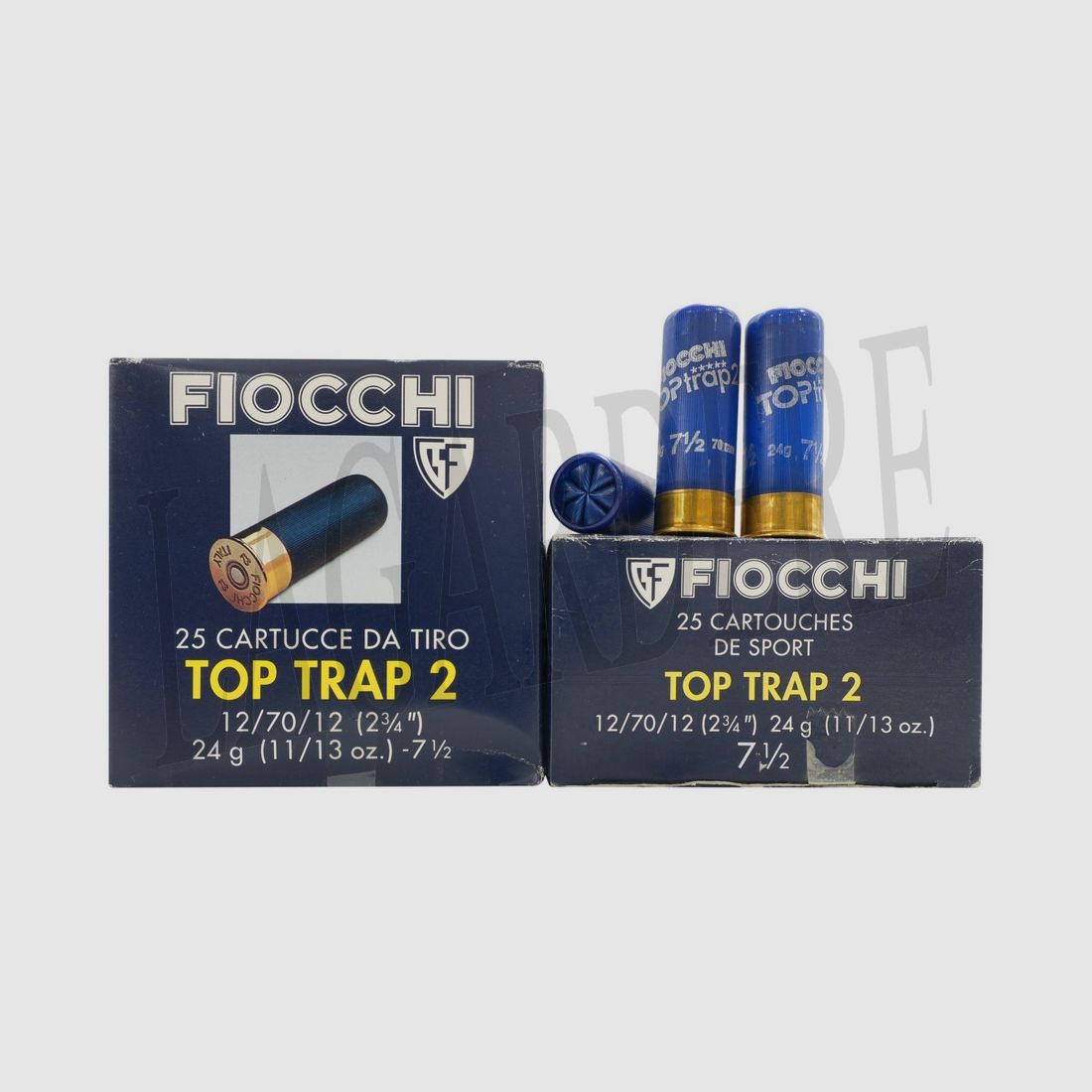 FIOCCHI GRENAILLE 24 GRS 7,5 TOP TRAP 2 (SCHOOTPATRONEN)