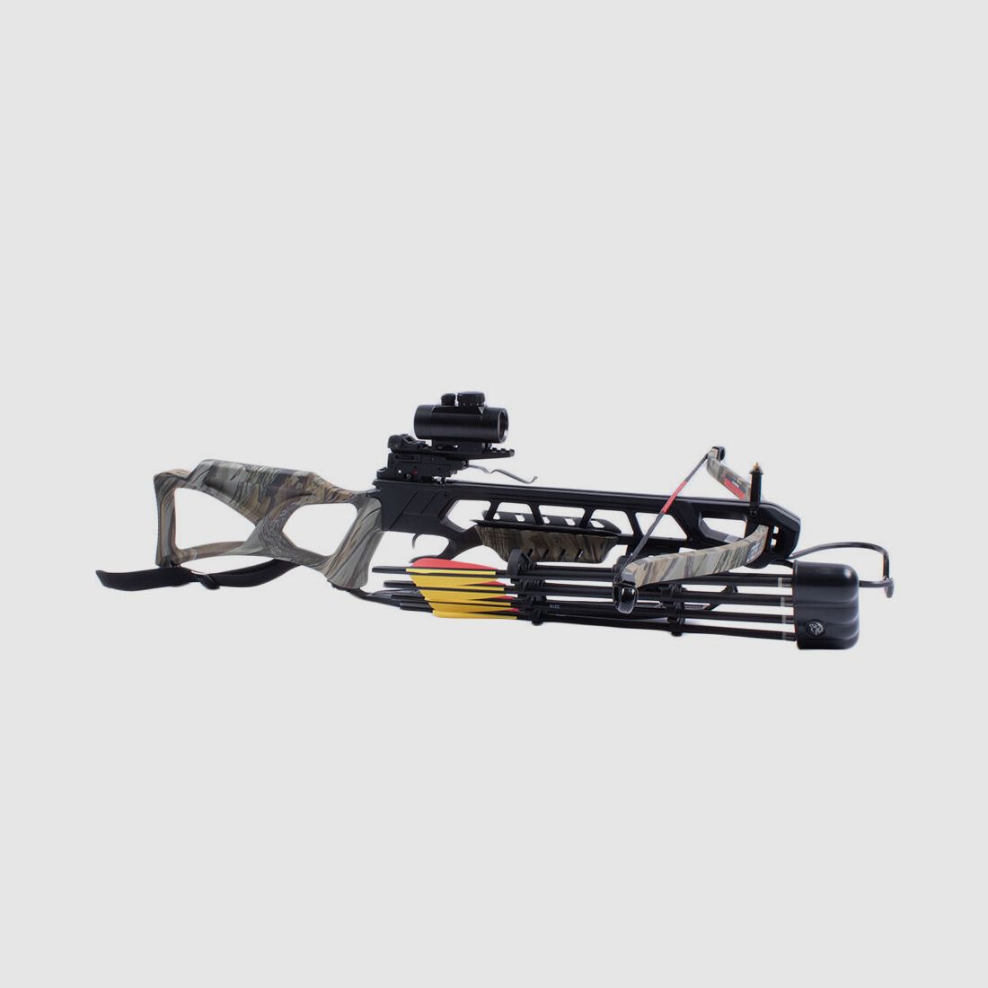 Man Kung Recurve Anaconda 175 lbs Camo SET - Quiver, Pijlen, RedDot