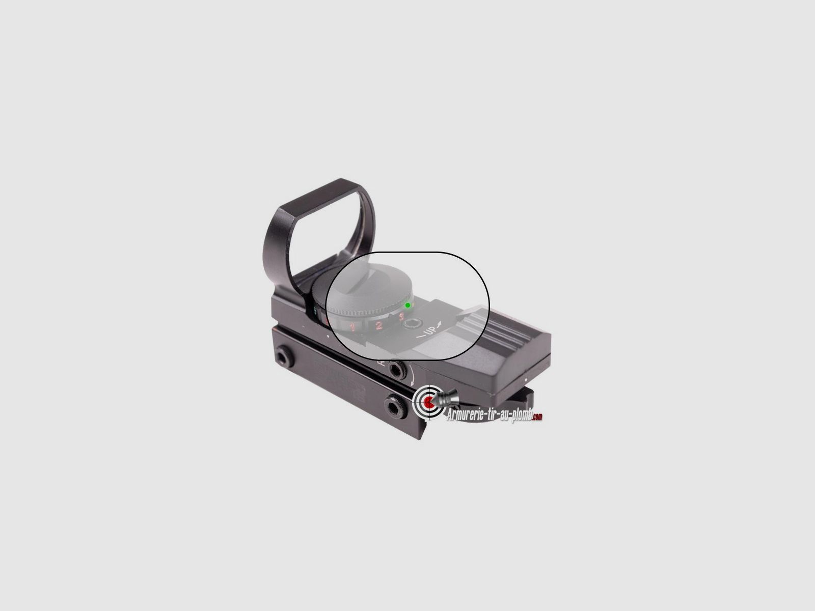 Rotpunktvisier grün blau RGB Multi-Retikel schwarz - 22 mm, Bild 9 von 11
