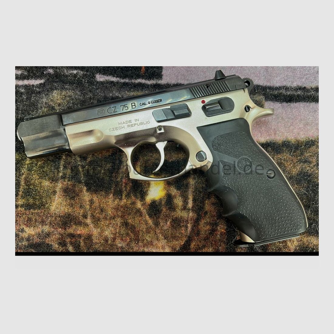 CZ75B BiColor Neuwertig 9mmLuger Bicolor & HOGUE Griff
