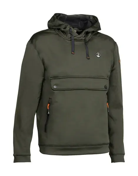 Khaki Hooded Sweatshirt Percussion, image 2 of 2