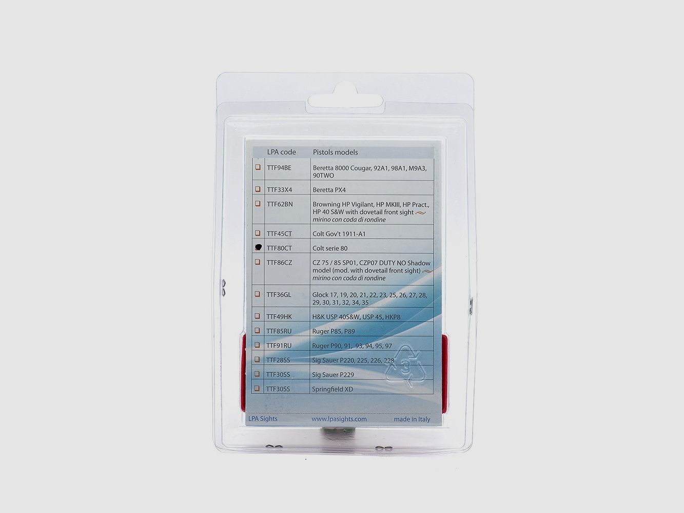 LPA TTF80CT alza para Colt Serie 80, imagen 3 de 3