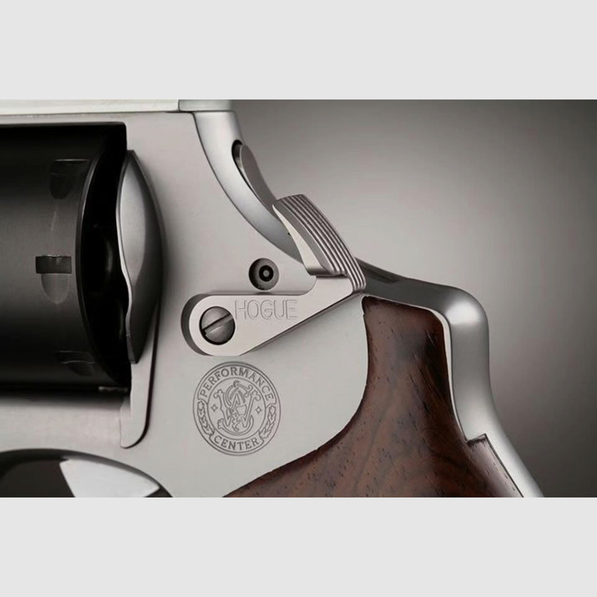 Hogue S&W Libération Longue du Cylindre Acier Inoxydable