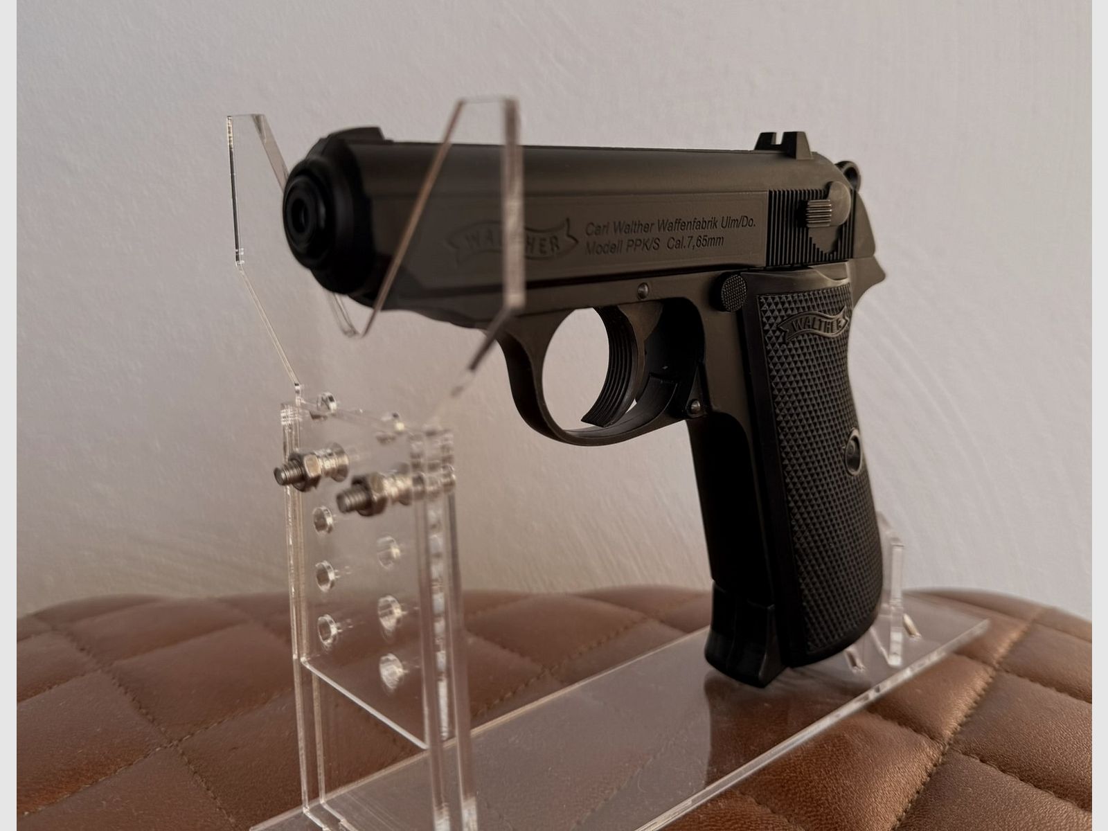 Walther PPK/S Co2-Pistole Blow Back Kaliber 4,5 mm Stahl BB