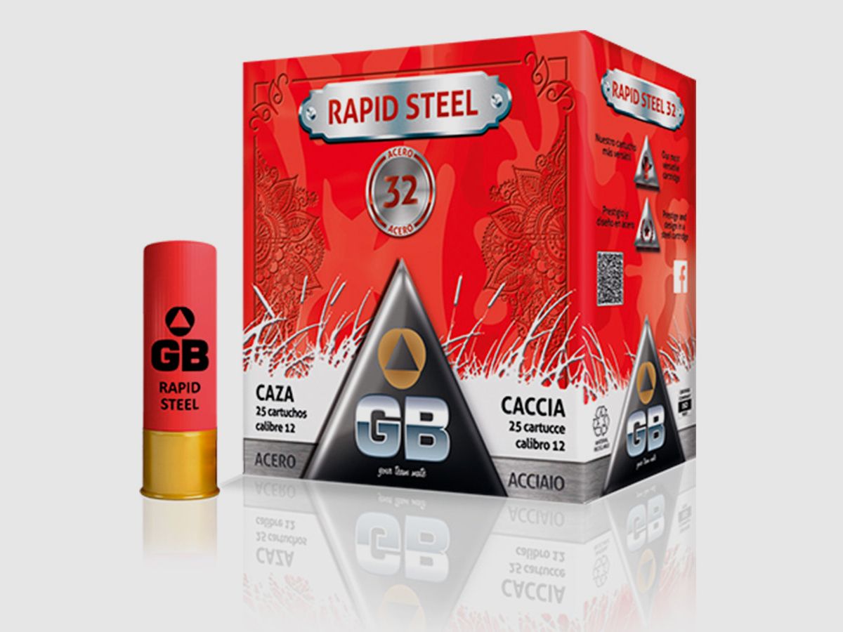Shotgun shells GB Rapid Steel 32 - Caliber 12