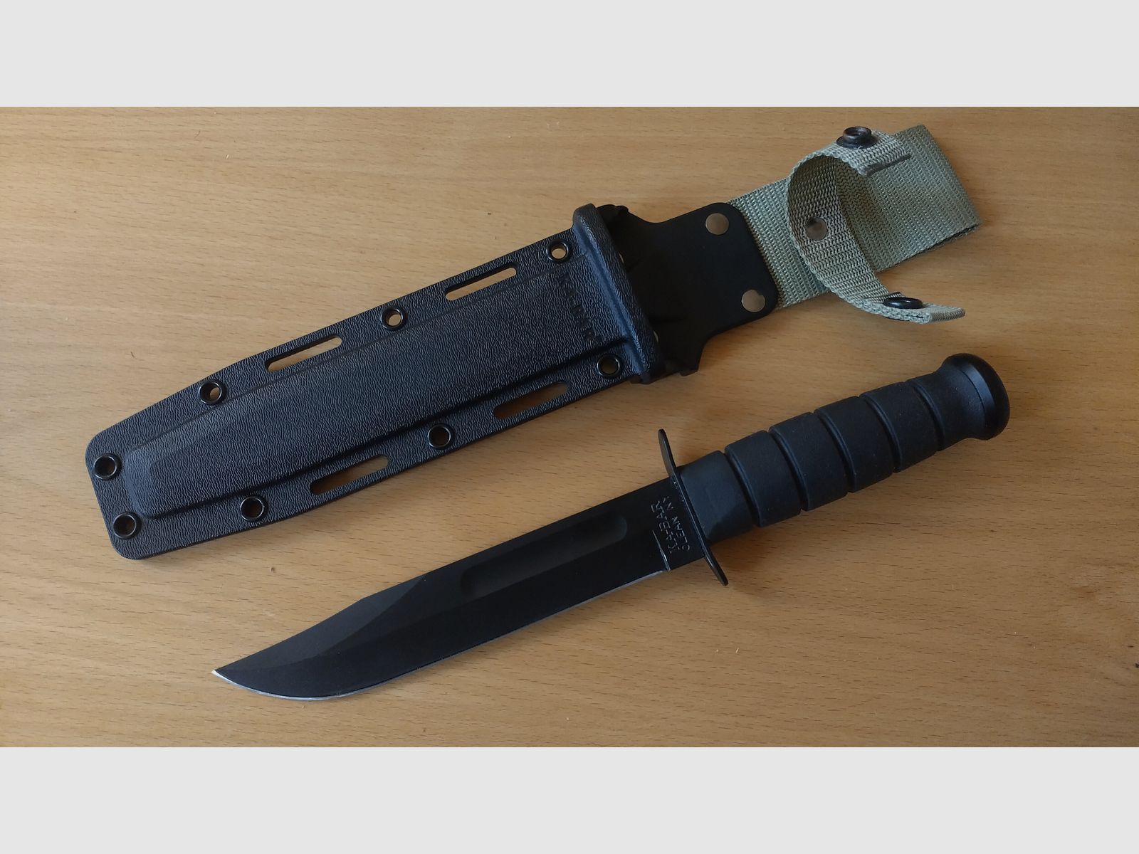 ORIGINAL KA-BAR 1213 1211 USMC Messer Knive US Army Kampfmesser
