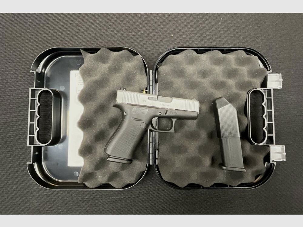 Glock 43X Silver 9mmLuger