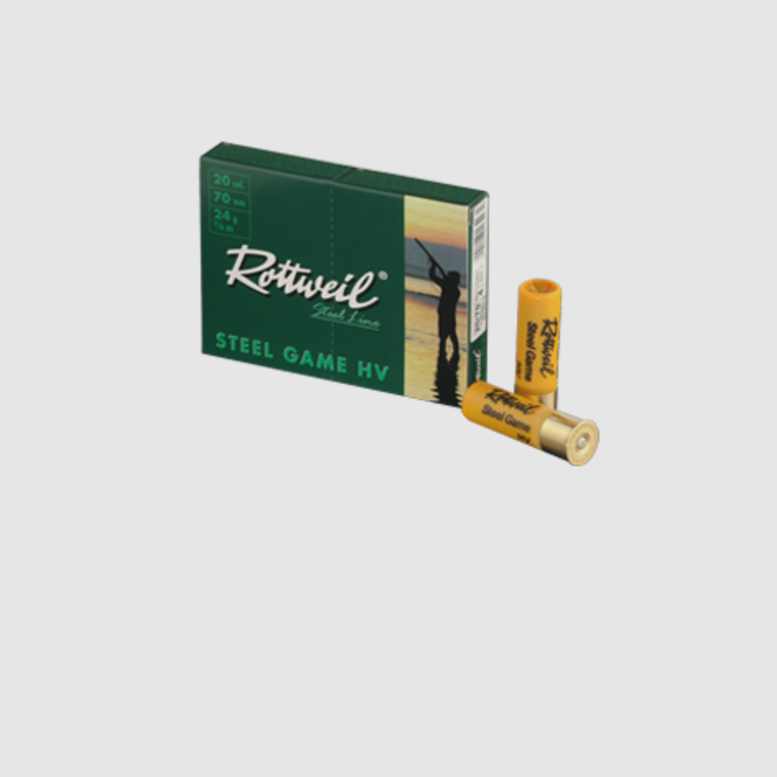 Rottweil Schrotmunition 20/70 Steel Game HV 24 g. Nr. 2 / 3.75mm