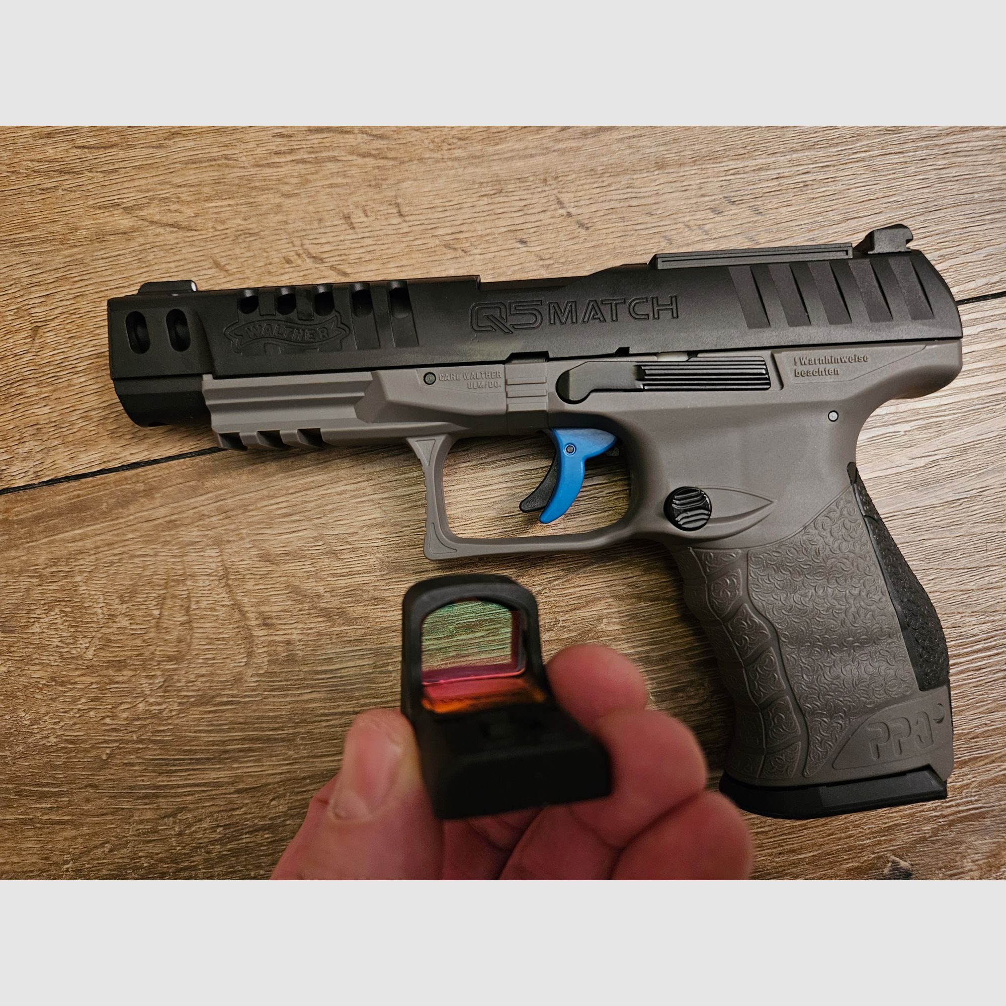 Pistola ad aria compressa Walther Q5 Match Pistolen