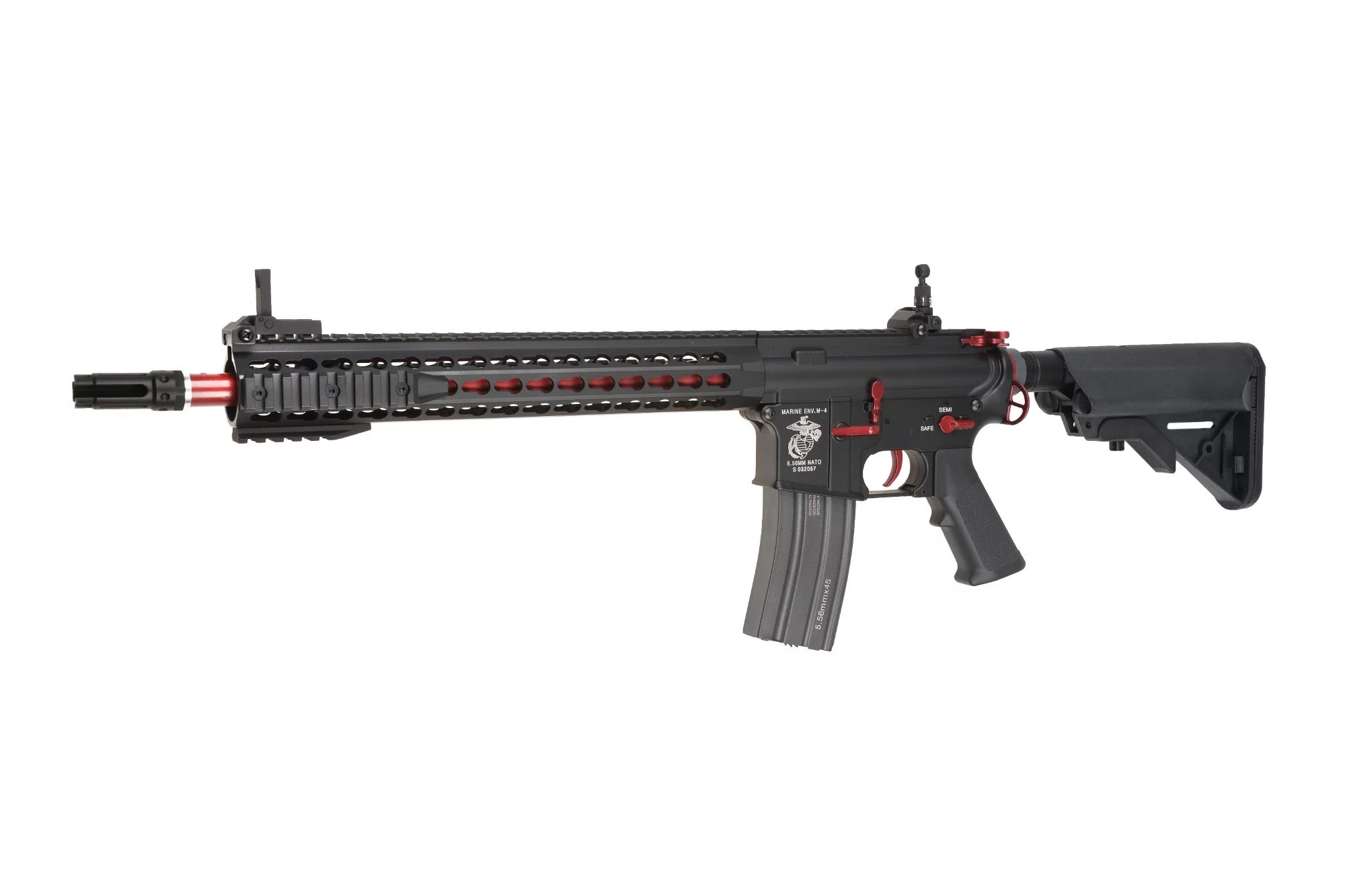 Karabinek ASG Specna Arms SA-B14 ONE KeyMod 12" - Red Edition, zdjęcie 22 z 48