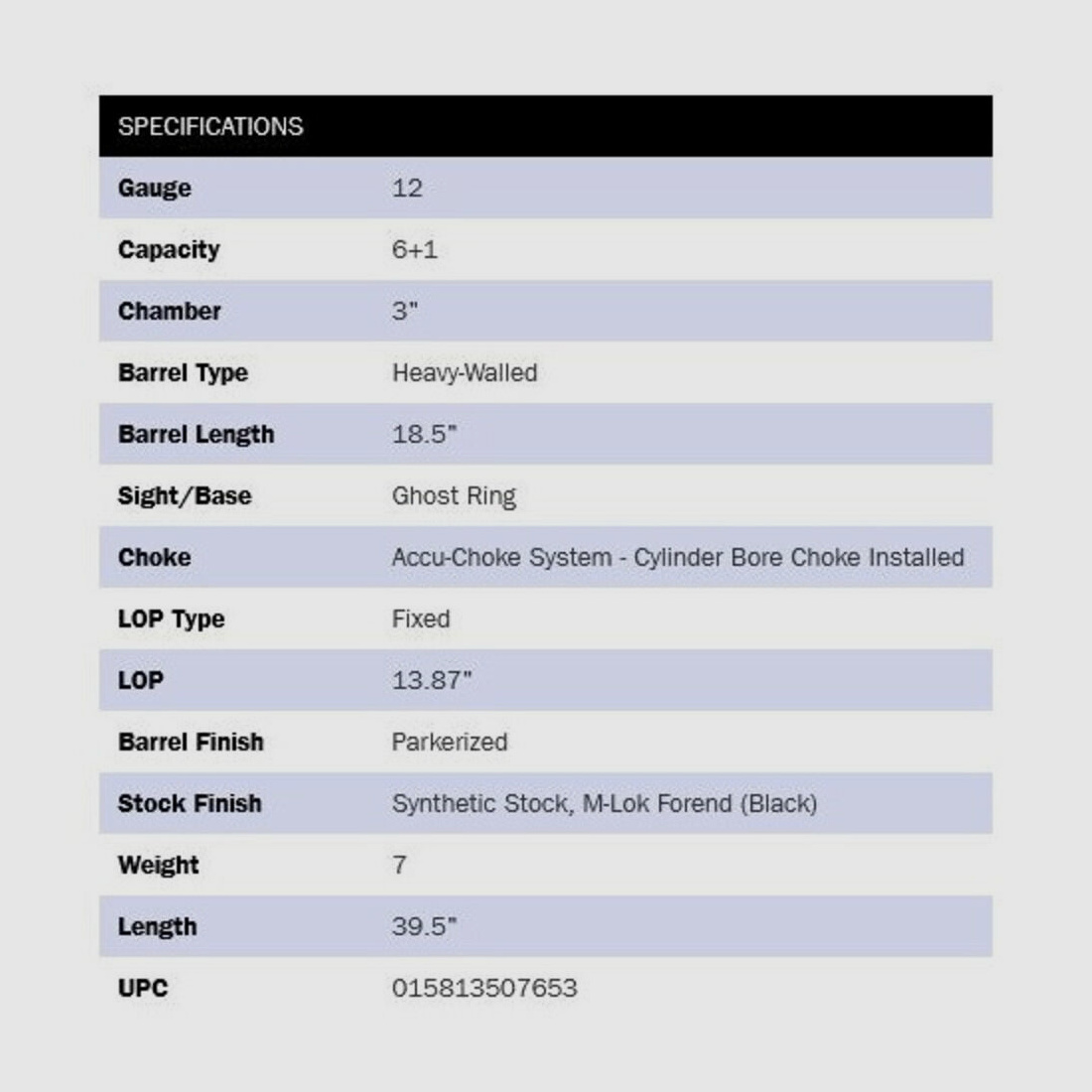 Mossberg 590A1 7-Shot M-Lok GS 18,5" (5 Zoll) Black 12/76