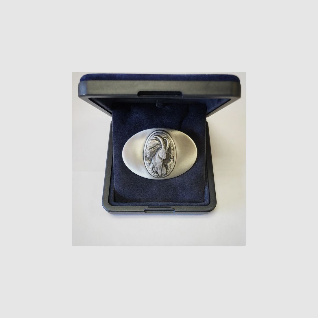 Gordelsluiting Zilver Steenbok