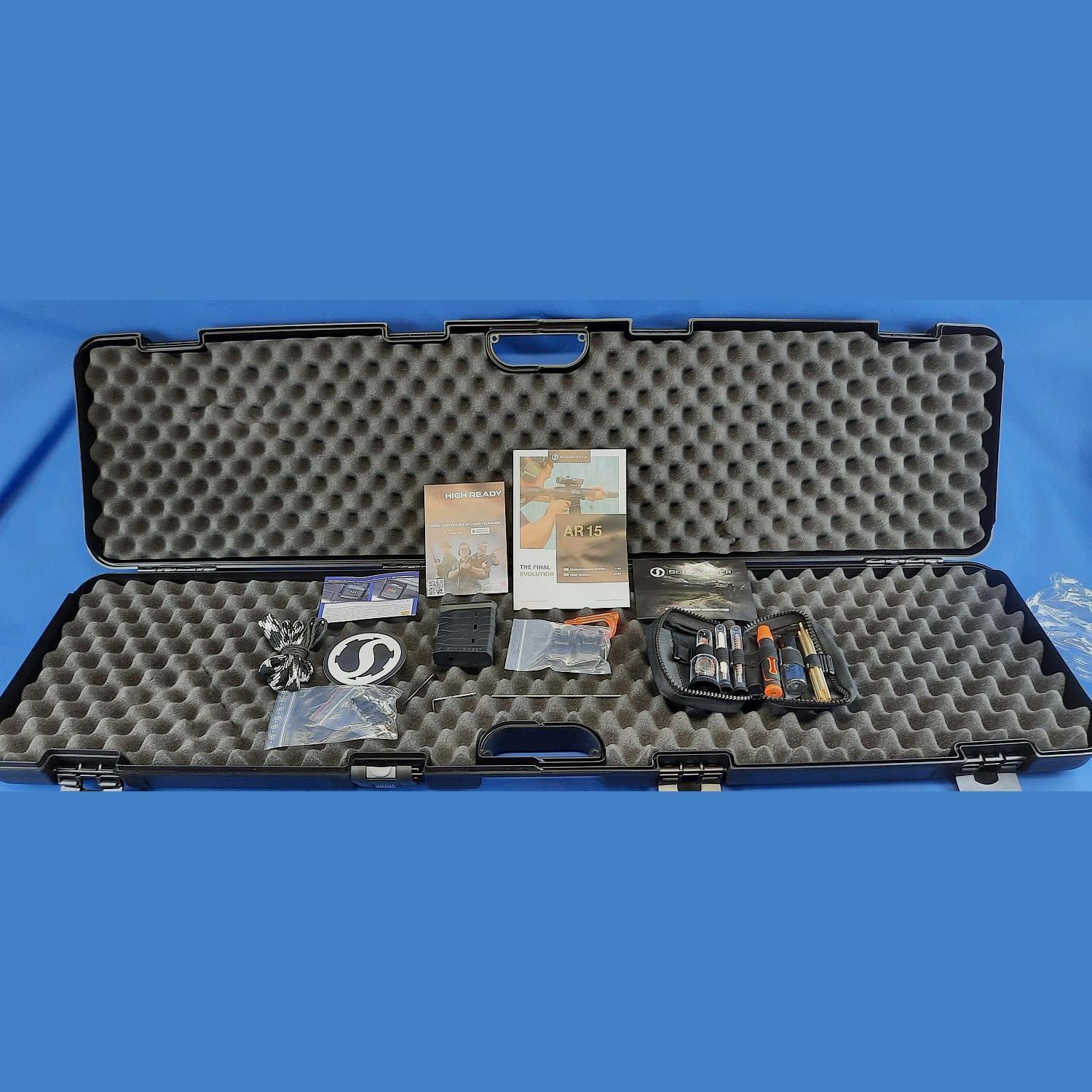 Schmeisser AR15-9 S4F SD, Kal.9x19mm LL:9,92″ Schwarz zum SETPREIS „“““AKTION““““, Bild 3 von 3