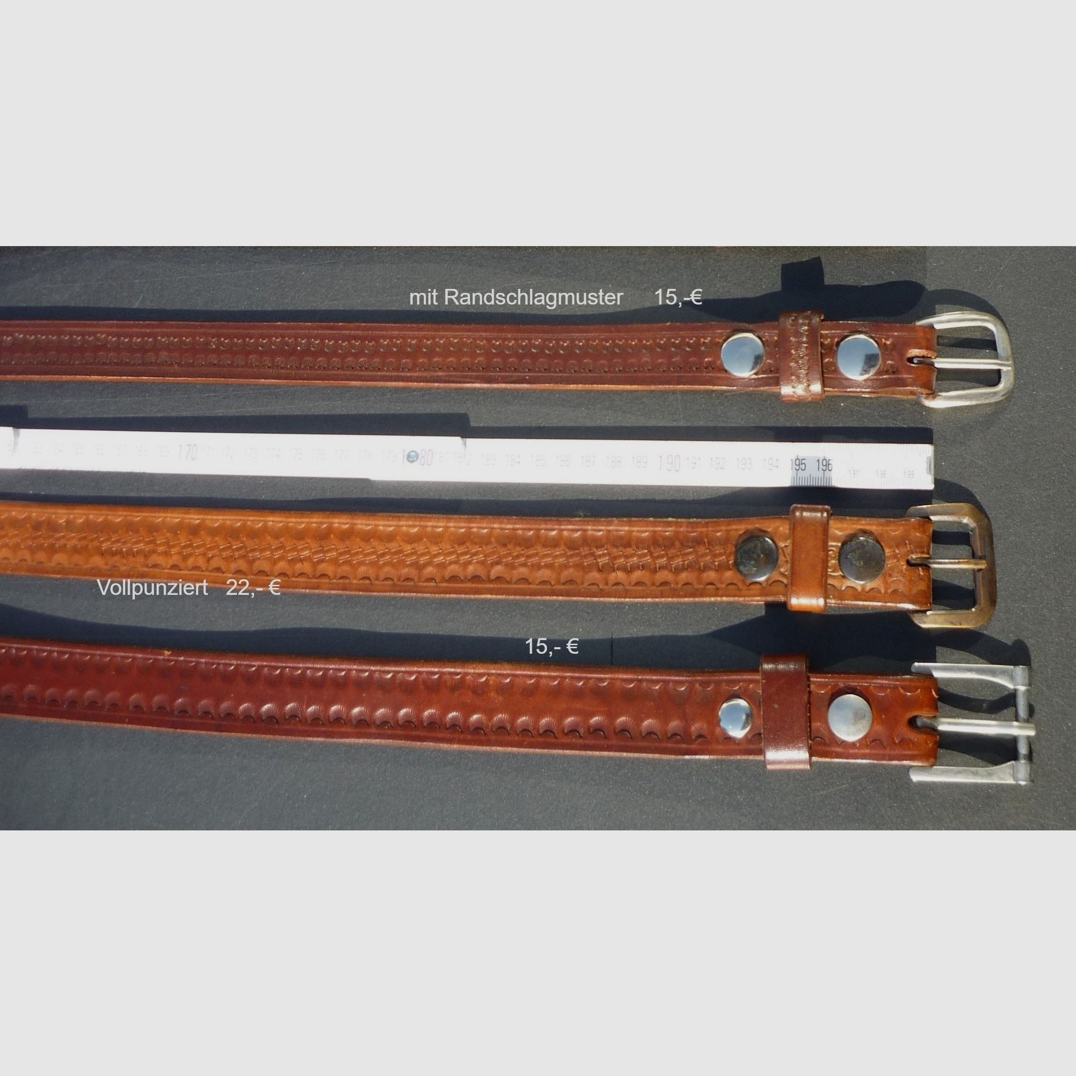 HKDesign Funda Art. Nr.010 diversos cinturones - precios en las fotos, el precio ingresado es solo un marcador de posición