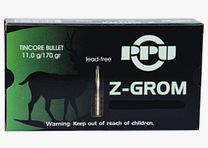 Cart. Prvi. Cal 30-06-170 Z-Grom Lead Free (20 Un)