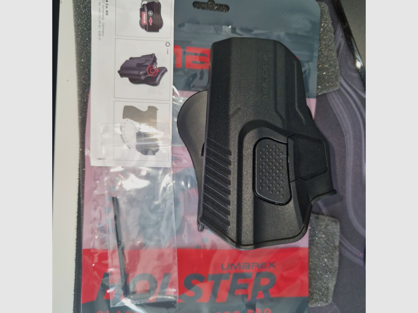 Walther PPQ en P99 Paddle Holster draaibaar, afbeelding 1 van 3