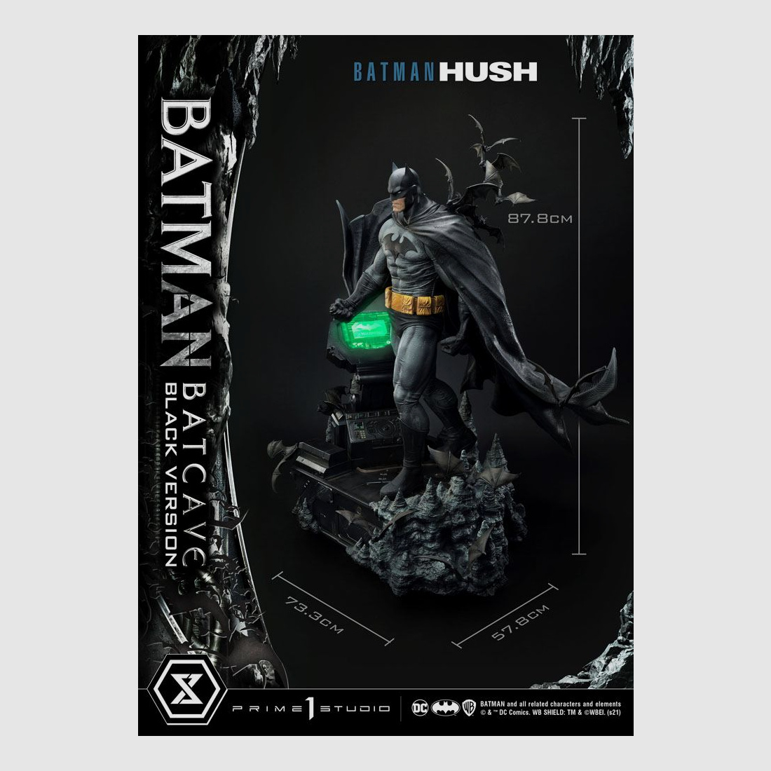 Batman Hush Statue 1/3 Batman Batcave Black Version 88 cm | 43050
