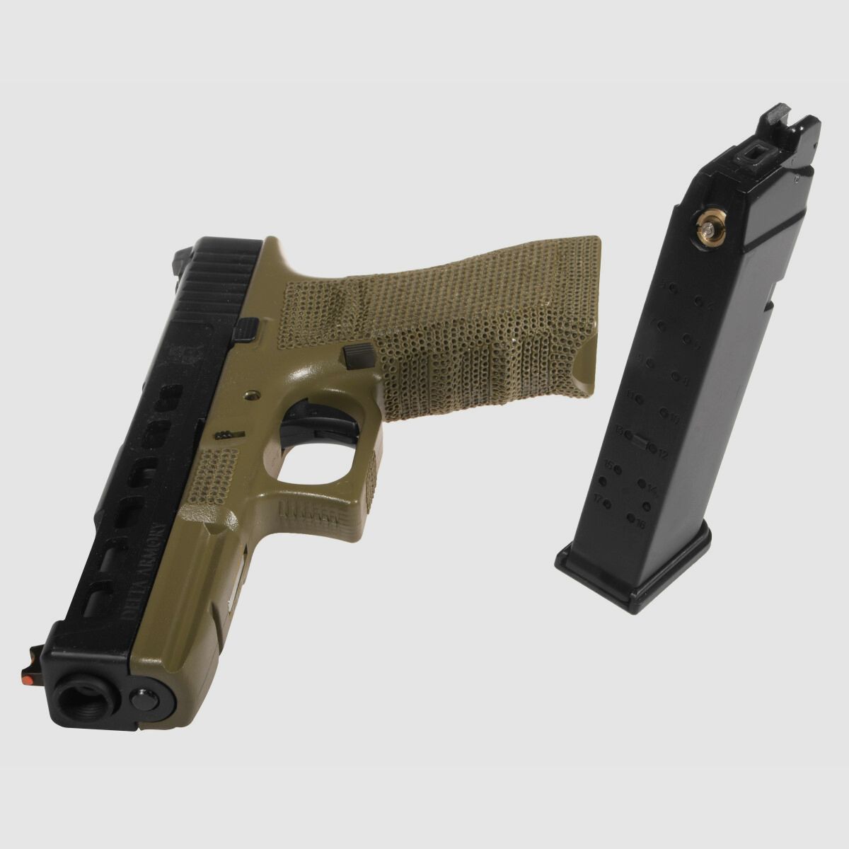 P06 GBB Airsoft Pistole in Oliv | Delta Armory