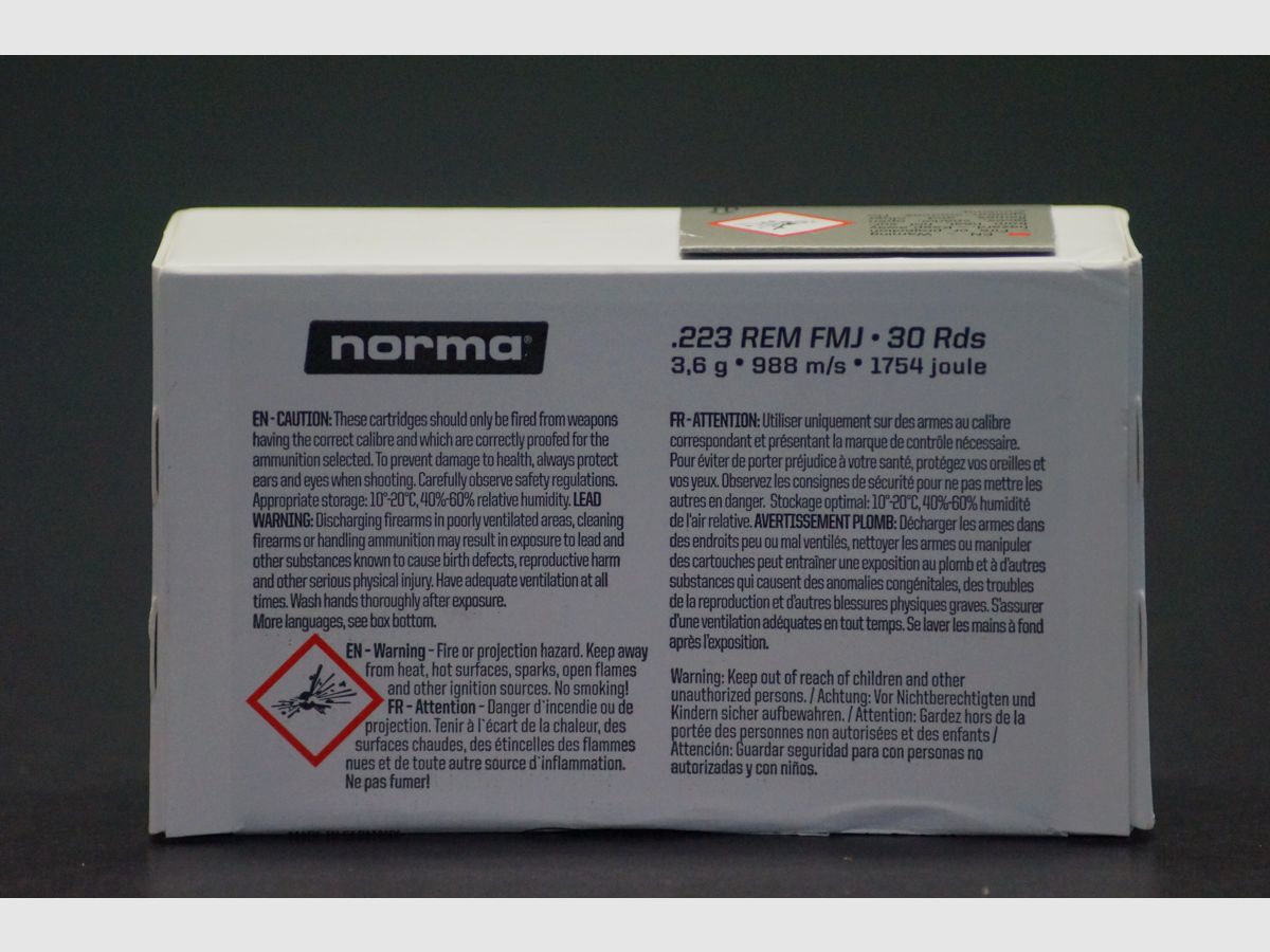 Norma .223 Rem FMJ