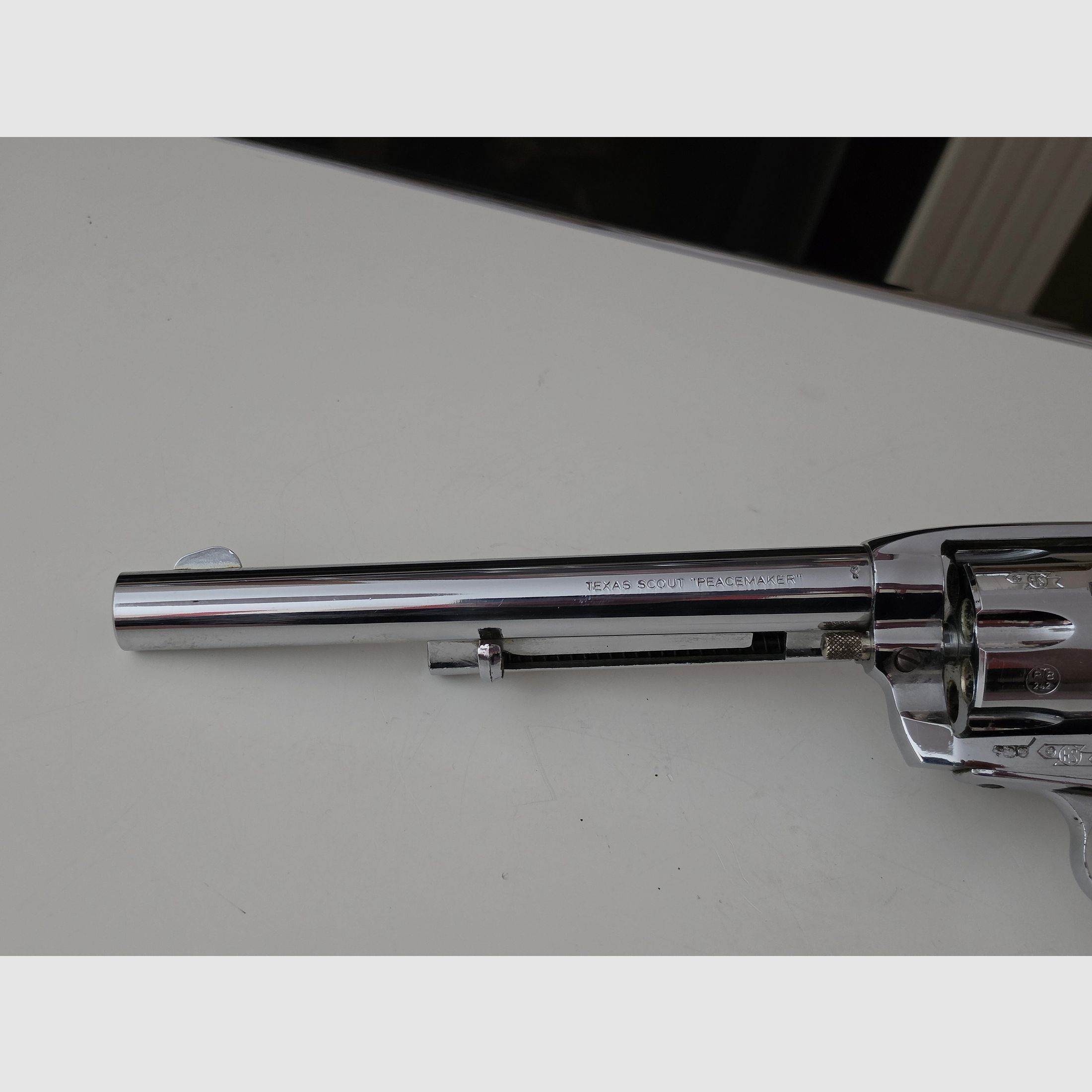Revolver HS Texas Scout Peacemaker Mod. 121  PTB 242  9mm Knall