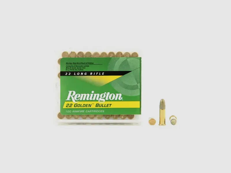 Remington Patronen - Kal. 22LR - Golden Bullet - Hohlspitze
