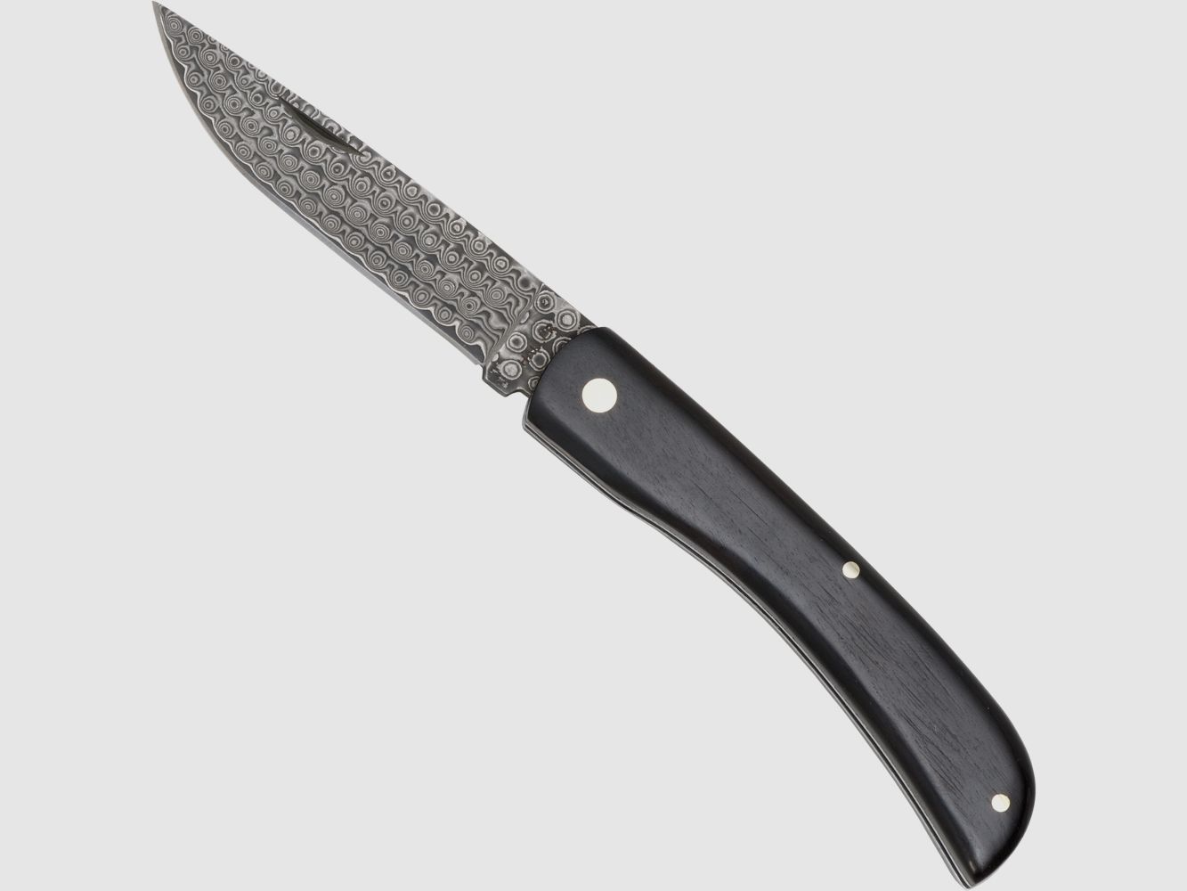 Taschenmesser Gentlemen Folder Damast-Messer Ebenholz legal fhren 42a